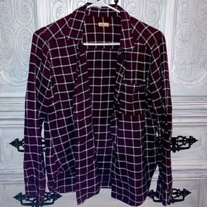 Hollister Plaid Button Up